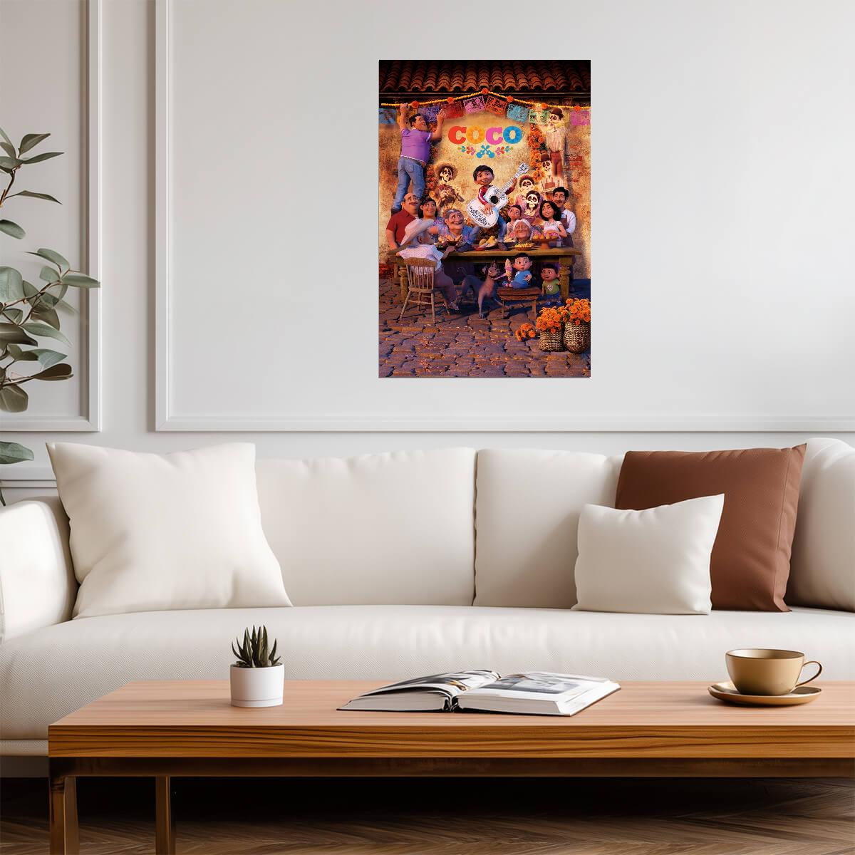 Coco 2017 Movie Poster | Rivera Family Courtyard - Movies & TV Poster