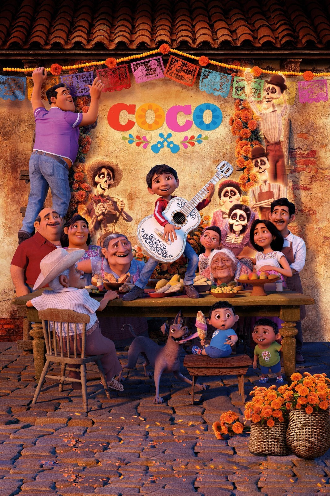 Coco 2017 Movie Poster | Rivera Family Courtyard - Movies & TV Poster