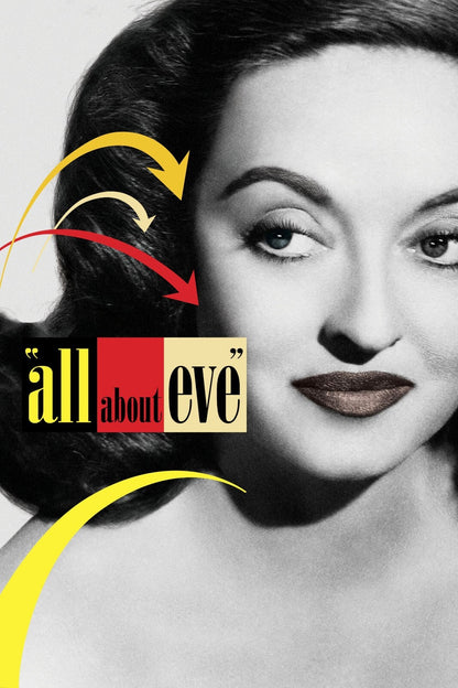 All About Eve 1950 Movie Poster | Bette Davis Portrait Print - Movies & TV Poster