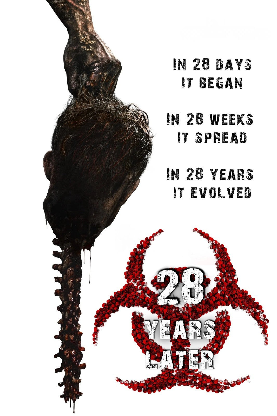 28 Years Later Poster | Severed Head and Biohazard Horror Art - Movies & TV Poster