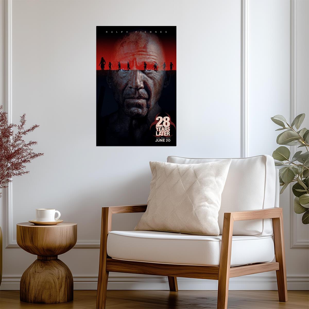 28 Years Later Poster | Ralph Fiennes as Dr. Kelson | Horror Movie Portrait - Movies & TV Poster