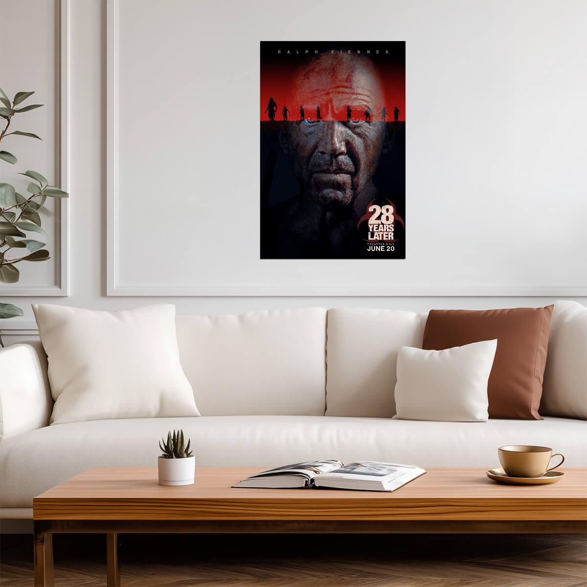 28 Years Later Poster | Ralph Fiennes as Dr. Kelson | Horror Movie Portrait - Movies & TV Poster