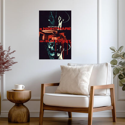 A Nightmare on Elm Street Poster | Nancy and Glove Horror Collage - Movies & TV Poster