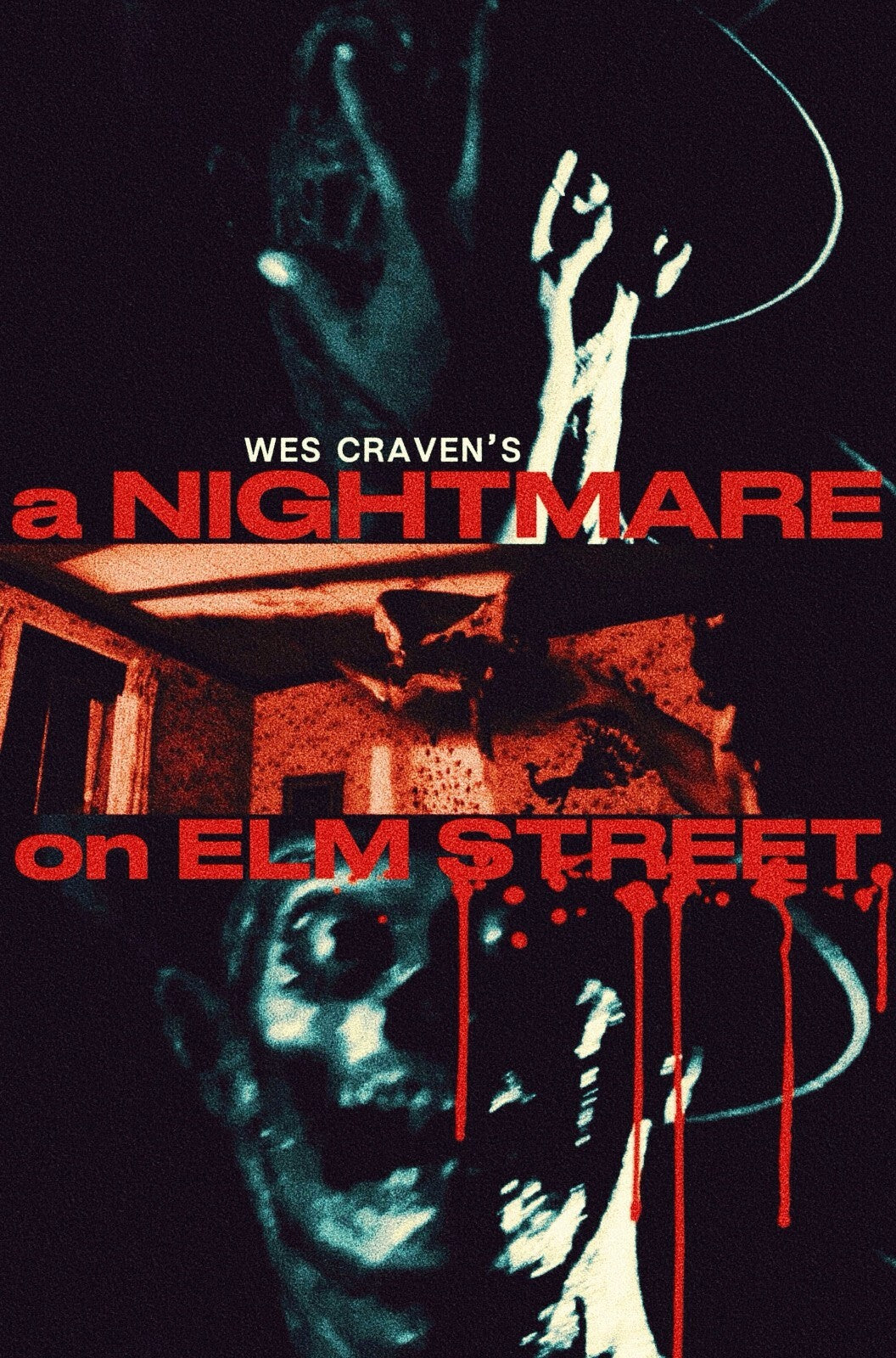 A Nightmare on Elm Street Poster | Nancy and Glove Horror Collage - Movies & TV Poster