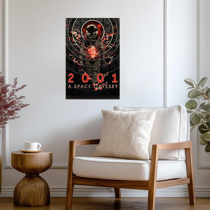 2001: A Space Odyssey Poster | Surreal Astronaut Illustration - Movies & TV Poster