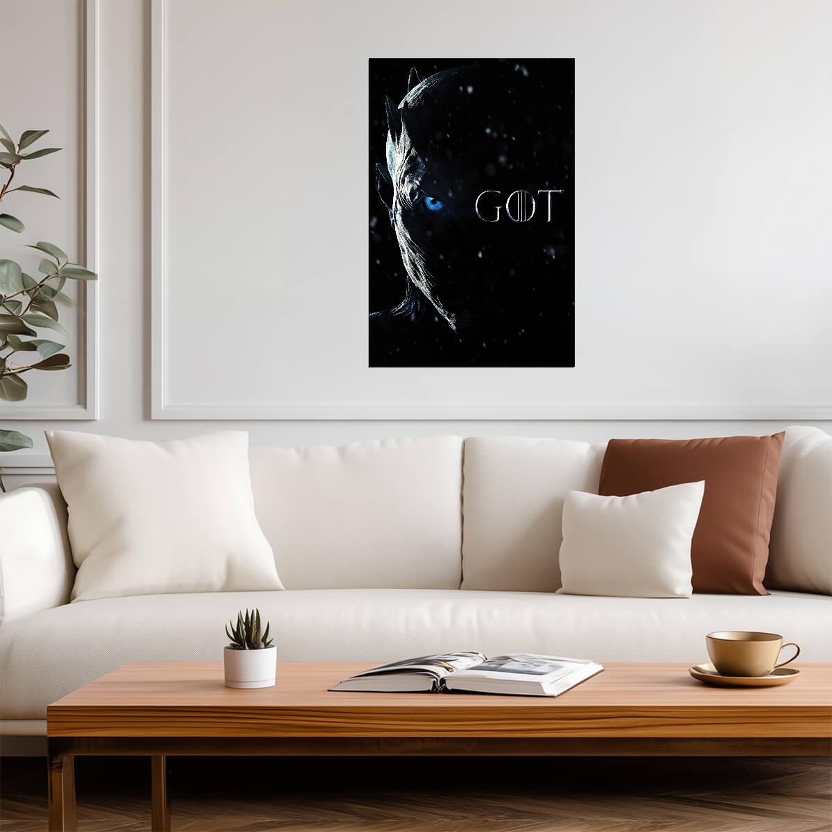 Game of Thrones Poster | The Night King's Blue Eye - Movies & TV Poster