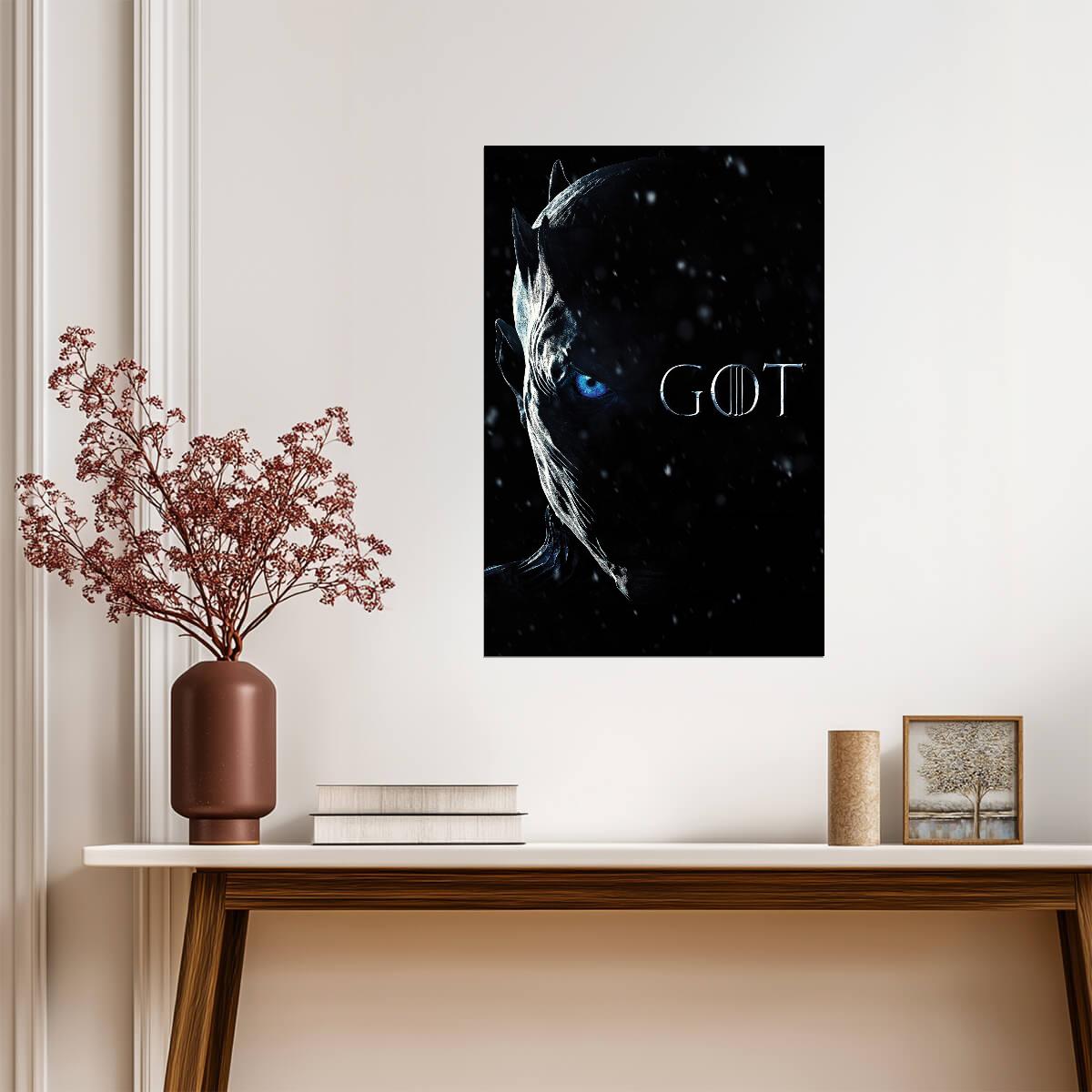 Game of Thrones Poster | The Night King's Blue Eye - Movies & TV Poster