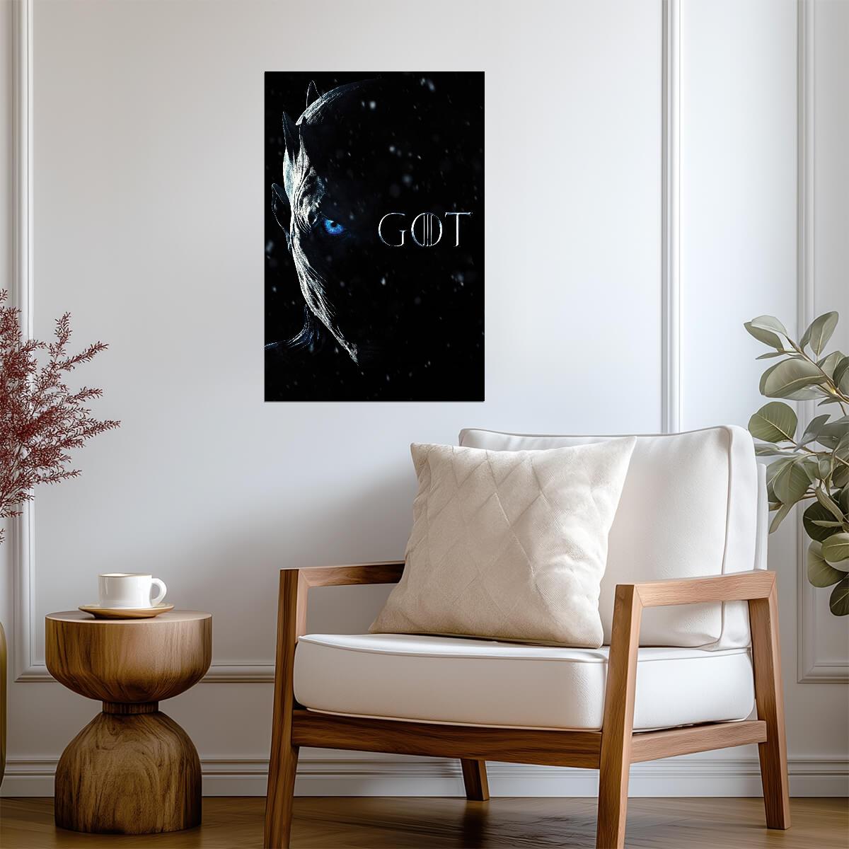 Game of Thrones Poster | The Night King's Blue Eye - Movies & TV Poster