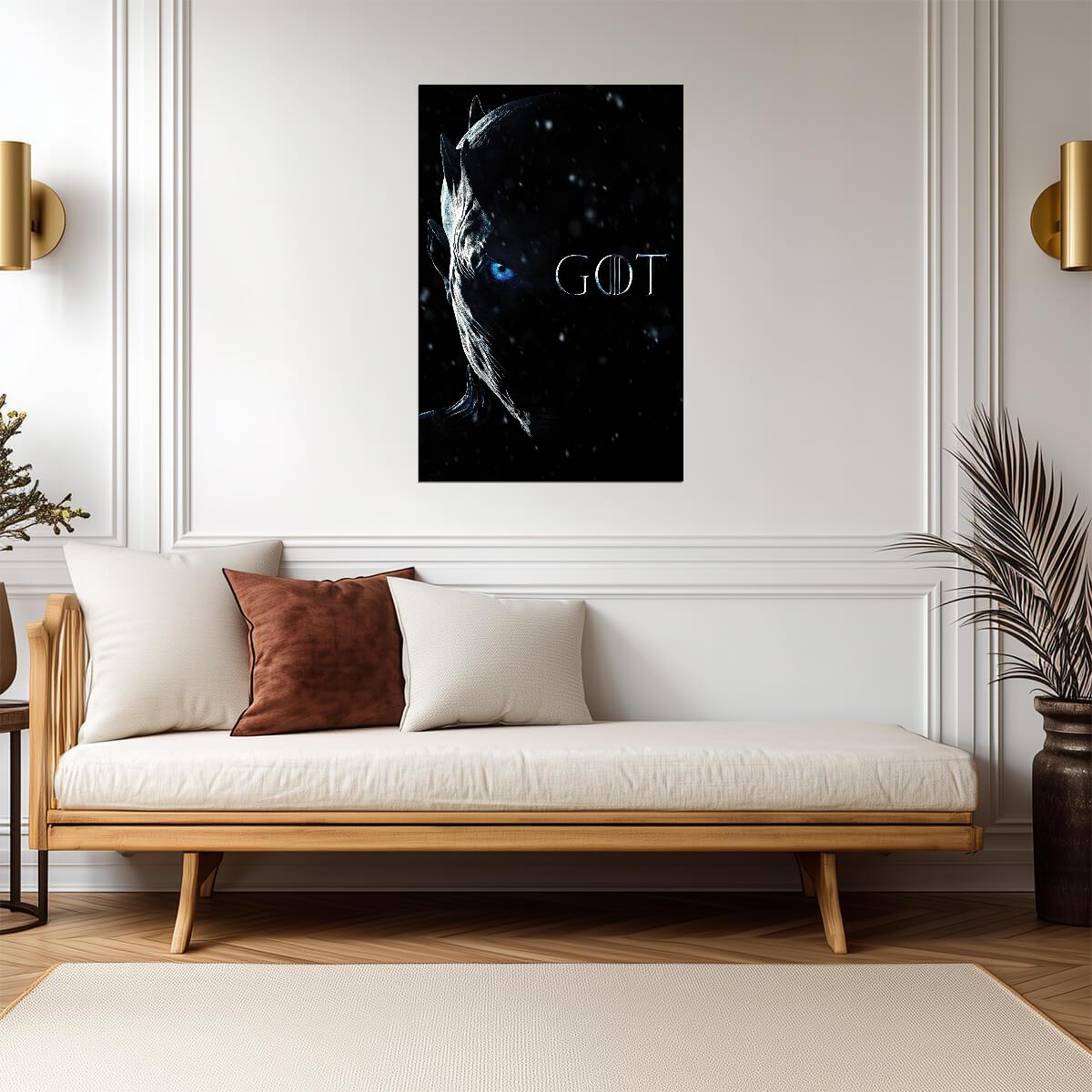 Game of Thrones Poster | The Night King's Blue Eye - Movies & TV Poster