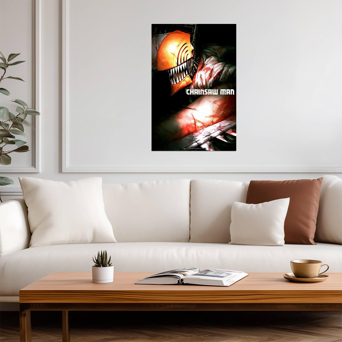 Chainsaw Man Anime Poster | Denji in Chainsaw Form - Anime Poster