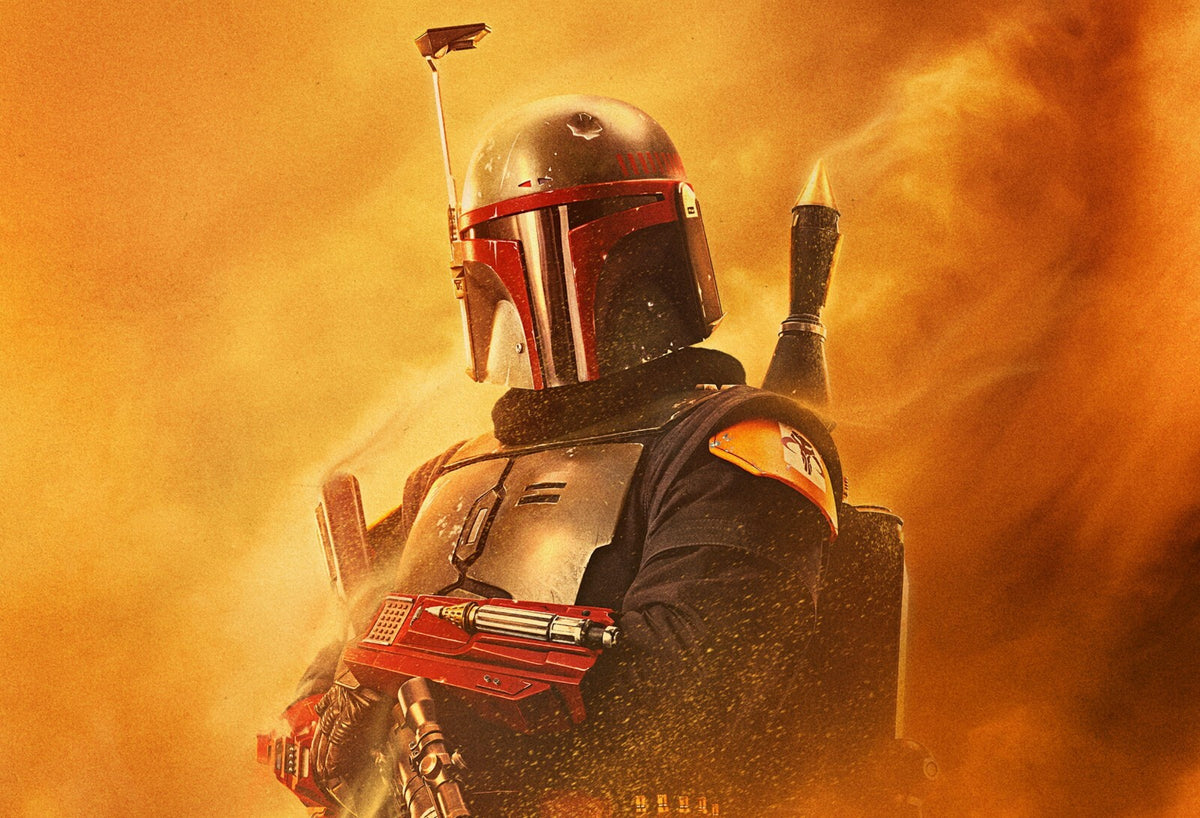The Book of Boba Fett TV Series Poster | Boba Fett in Orange Desert Light - Movies & TV Poster
