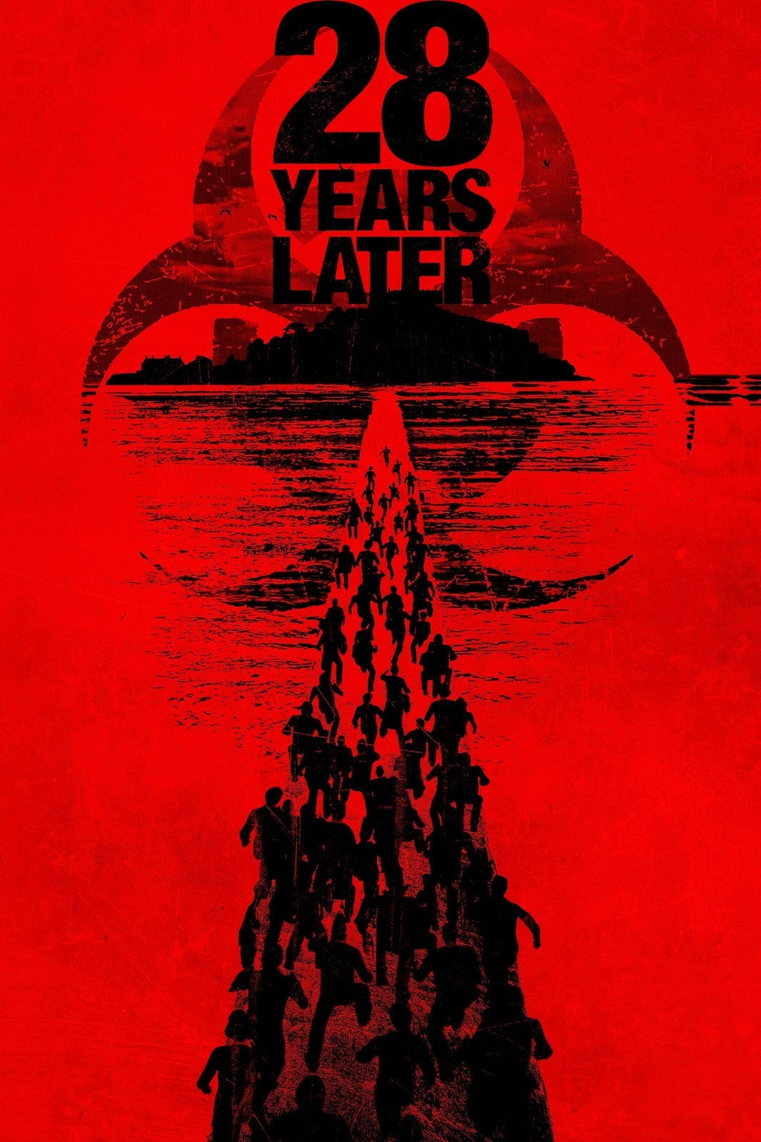 28 Years Later Poster | Infected Crowd Biohazard Graphic Print - Movies & TV Poster