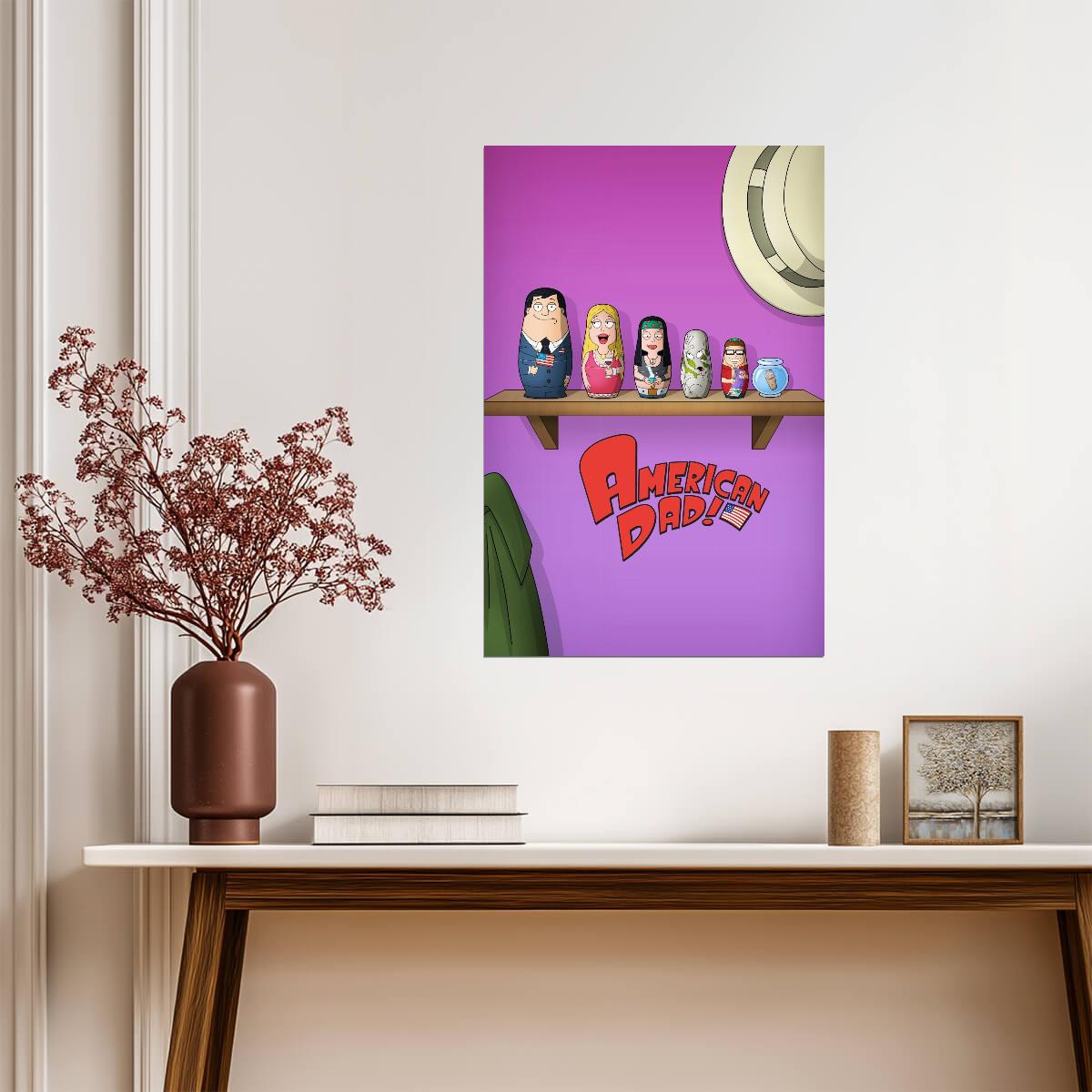 American Dad Poster | Smith Family Nesting Dolls - Movies & TV Poster