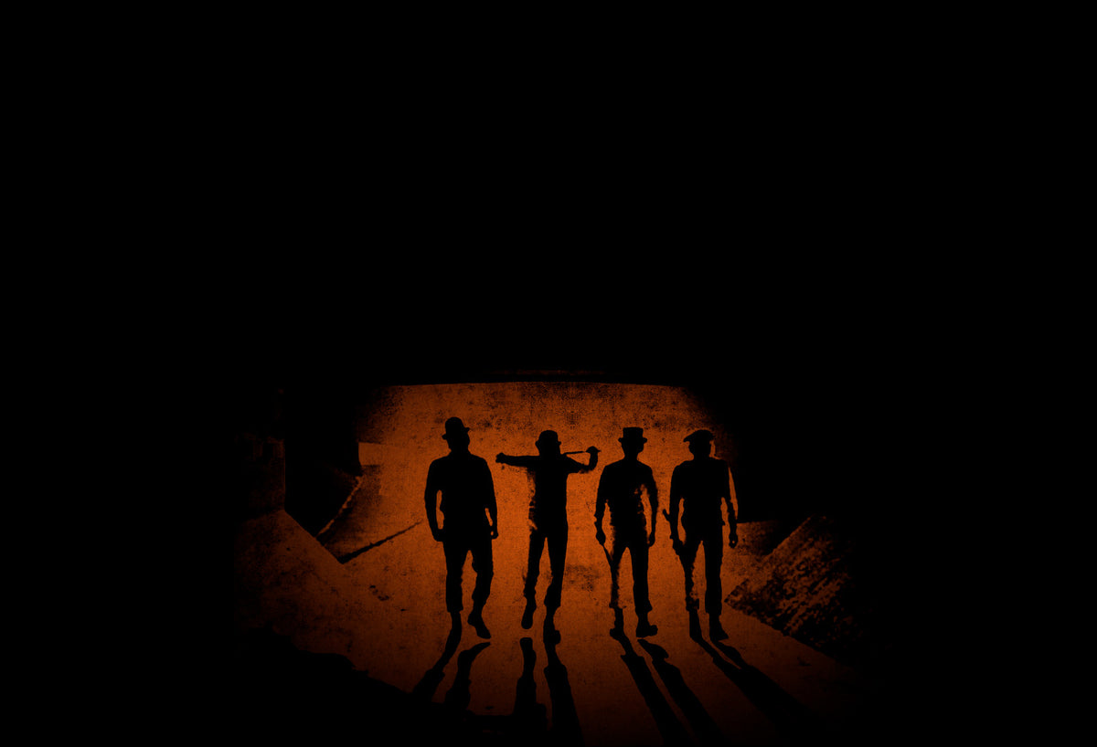 A Clockwork Orange Poster | Droogs Silhouettes in a Tunnel - Movies & TV Poster