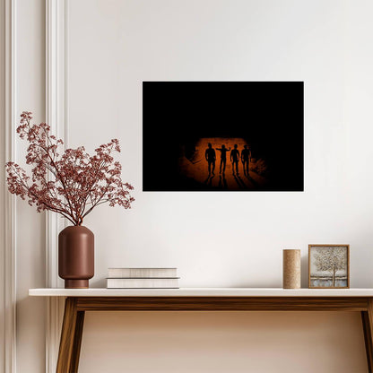 A Clockwork Orange Poster | Droogs Silhouettes in a Tunnel - Movies & TV Poster