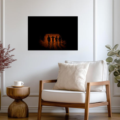 A Clockwork Orange Poster | Droogs Silhouettes in a Tunnel - Movies & TV Poster
