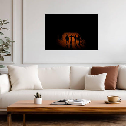 A Clockwork Orange Poster | Droogs Silhouettes in a Tunnel - Movies & TV Poster