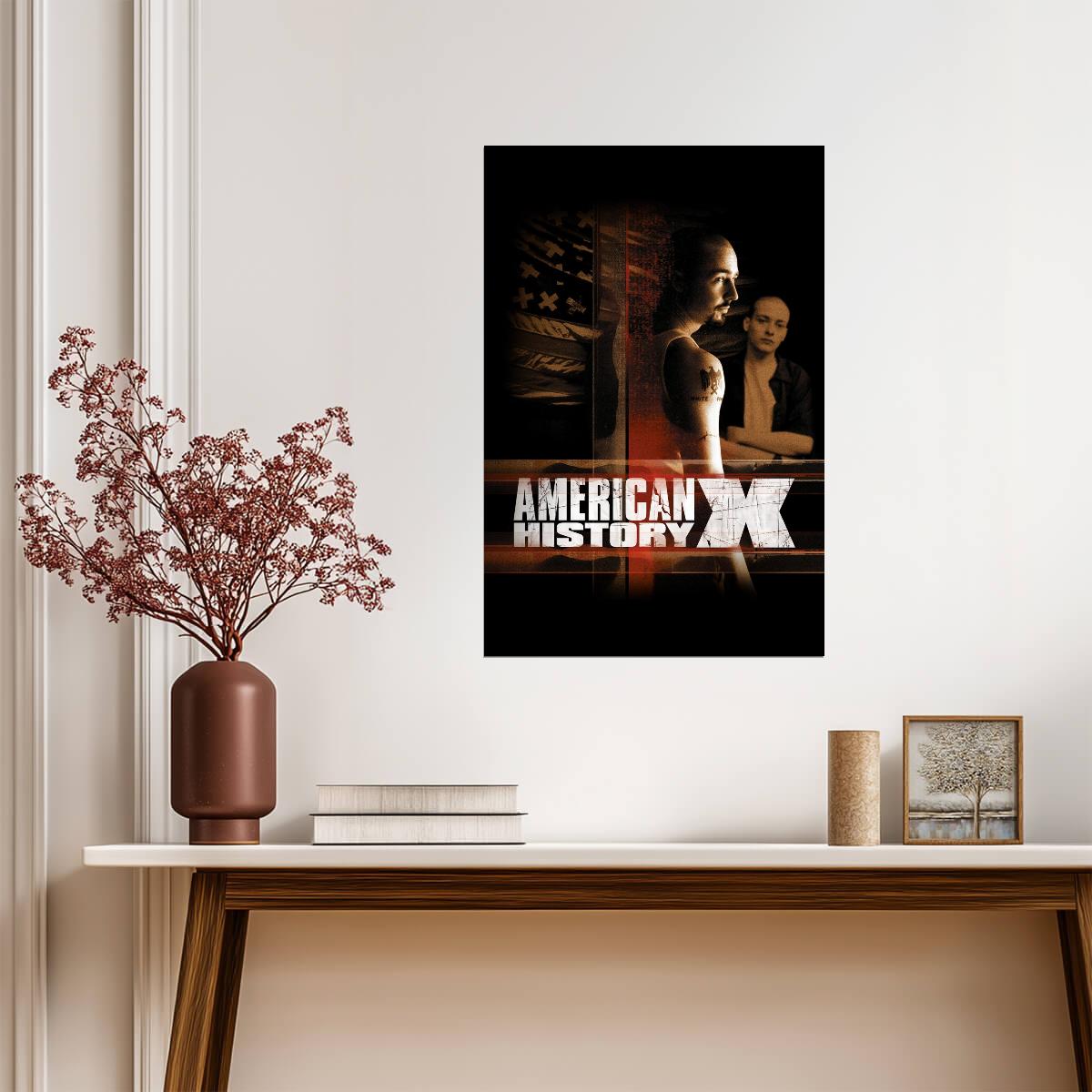 American History X Movie Poster | Derek and Danny Vinyard | Portrait Print - Movies & TV Poster