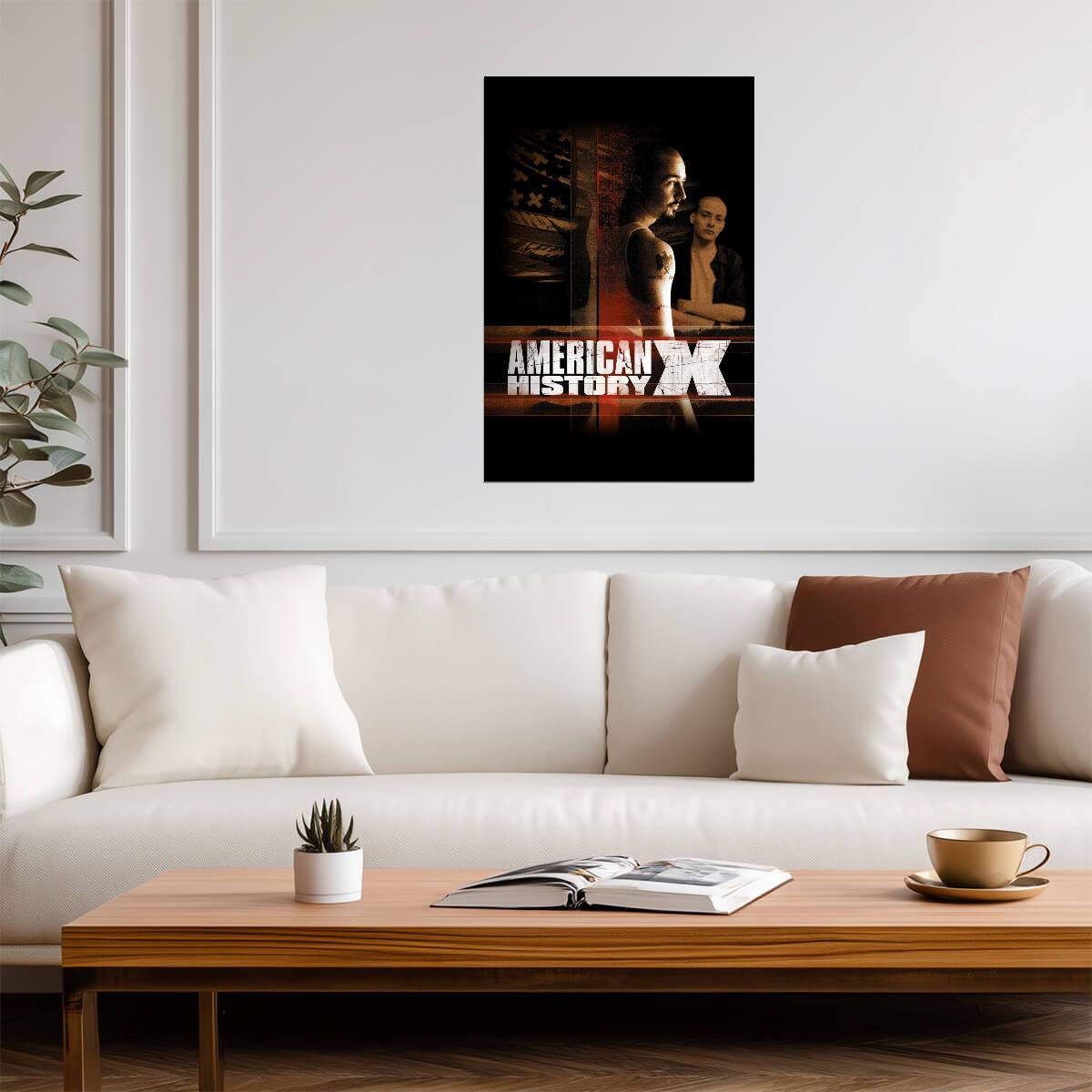 American History X Movie Poster | Derek and Danny Vinyard | Portrait Print - Movies & TV Poster