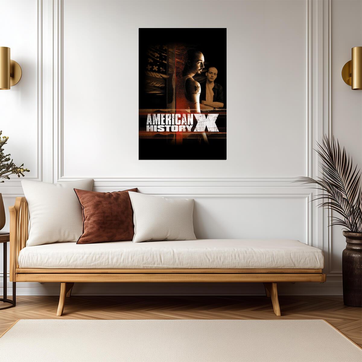 American History X Movie Poster | Derek and Danny Vinyard | Portrait Print - Movies & TV Poster