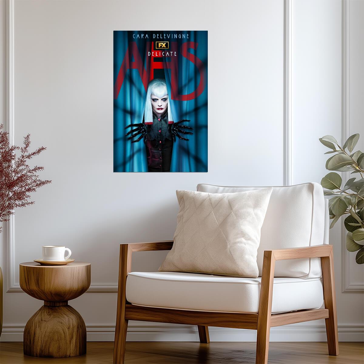 American Horror Story Delicate Poster | Cara Delevingne with Spider Legs - Movies & TV Poster
