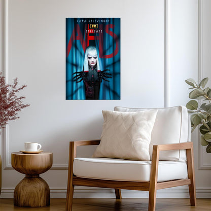 American Horror Story Delicate Poster | Cara Delevingne with Spider Legs - Movies & TV Poster