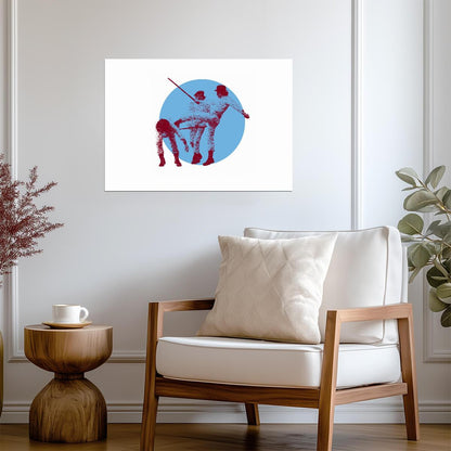 A Clockwork Orange Poster | Red Droogs Silhouettes Graphic Print - Movies & TV Poster