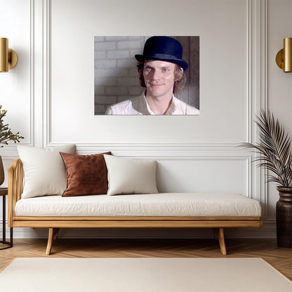 A Clockwork Orange Poster | Malcolm McDowell as Alex | Movie Portrait Print - Movies & TV Poster
