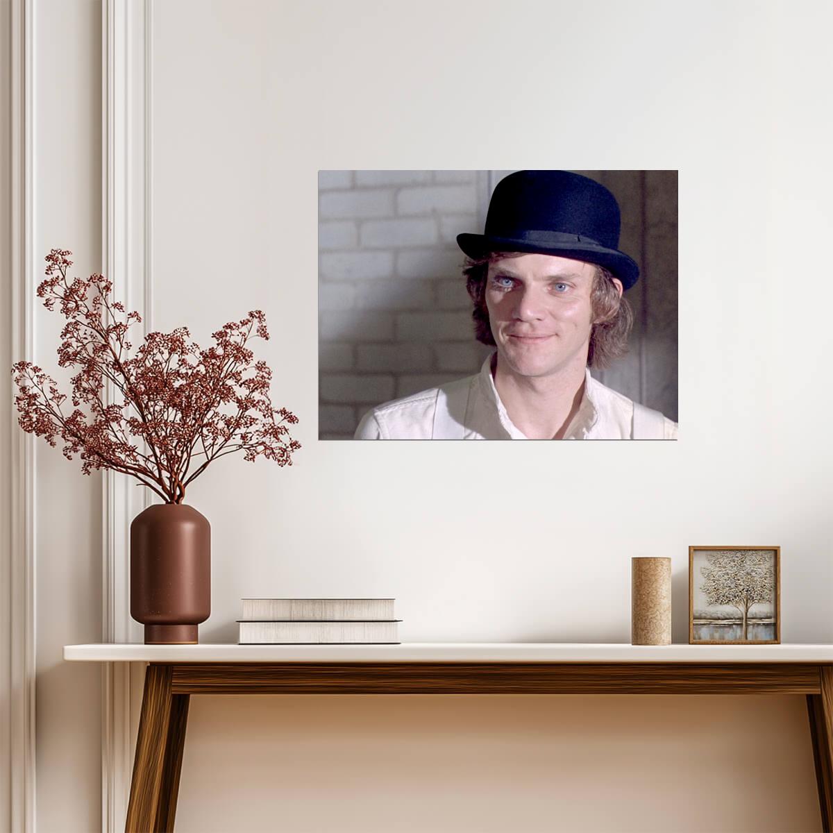 A Clockwork Orange Poster | Malcolm McDowell as Alex | Movie Portrait Print - Movies & TV Poster