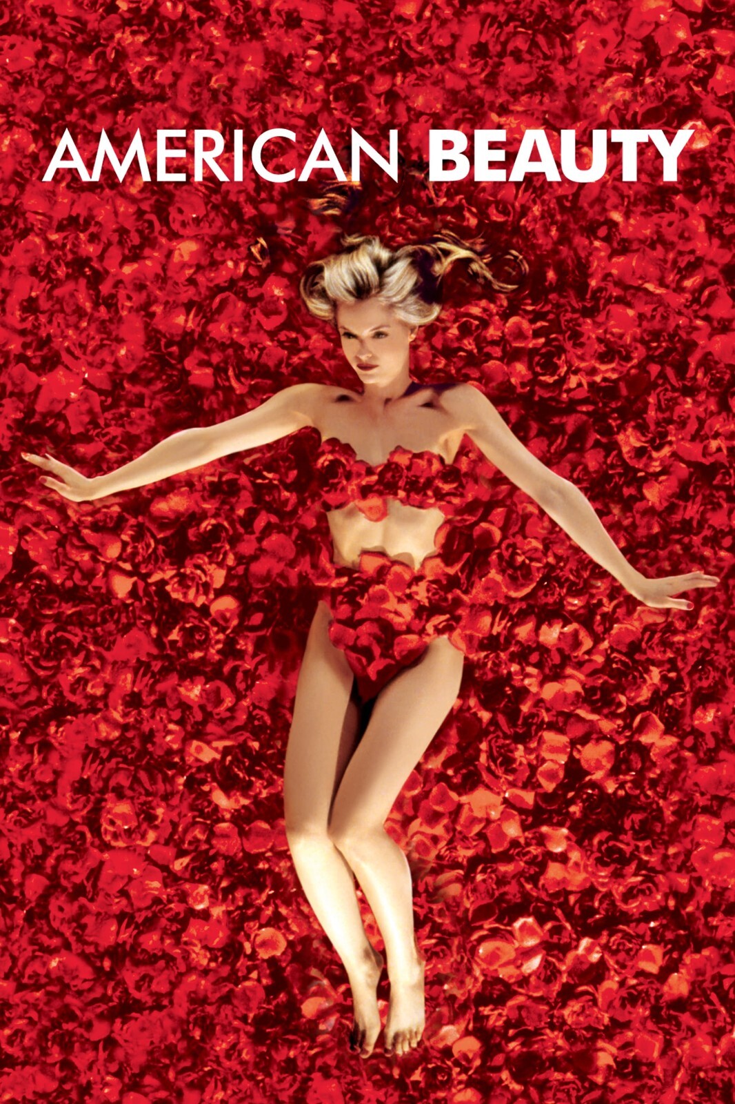 American Beauty 1999 Movie Poster | Mena Suvari on Rose Petals - Movies & TV Poster