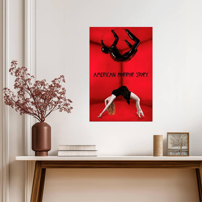 American Horror Story Murder House Poster | Rubber Man in a Red Room - Movies & TV Poster