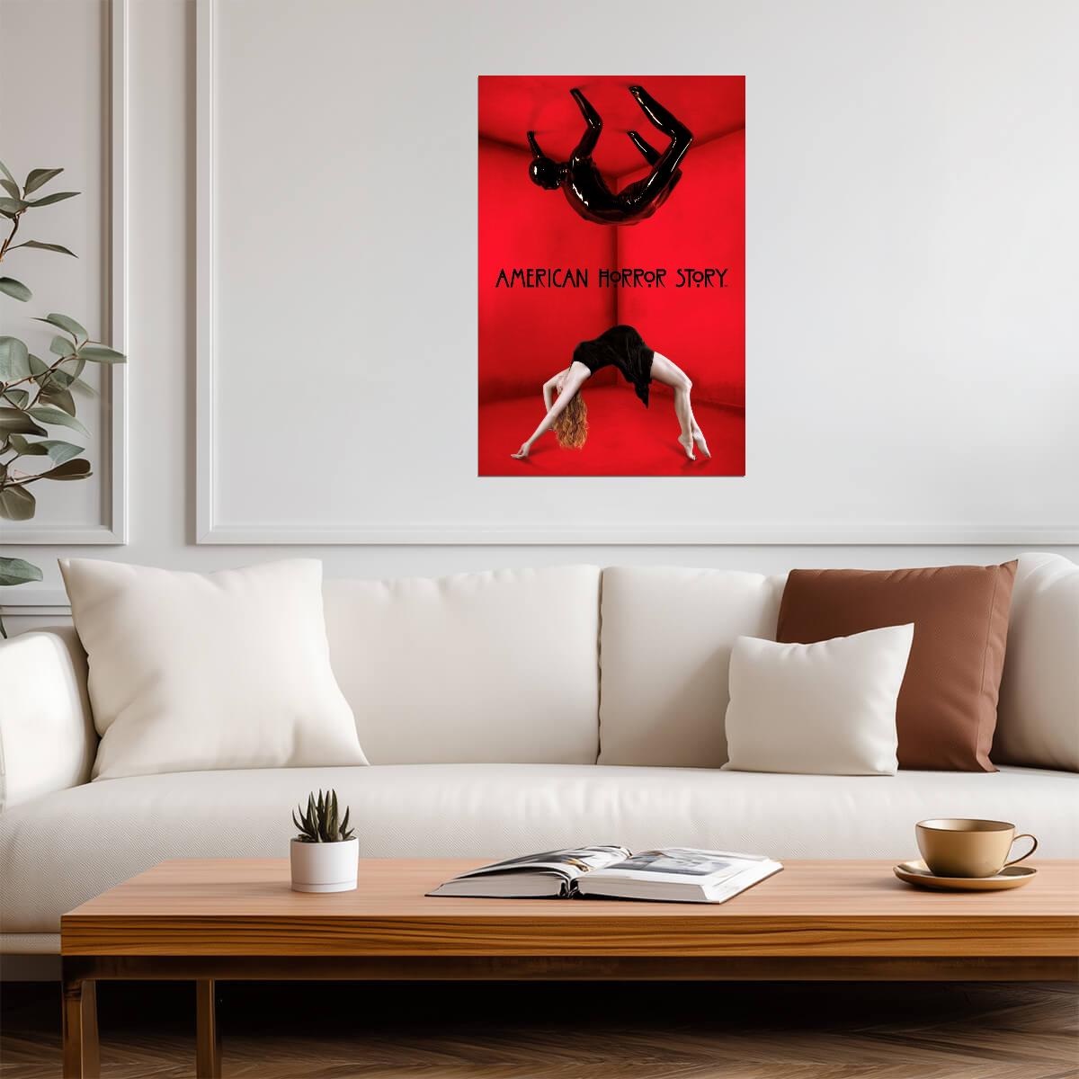 American Horror Story Murder House Poster | Rubber Man in a Red Room - Movies & TV Poster