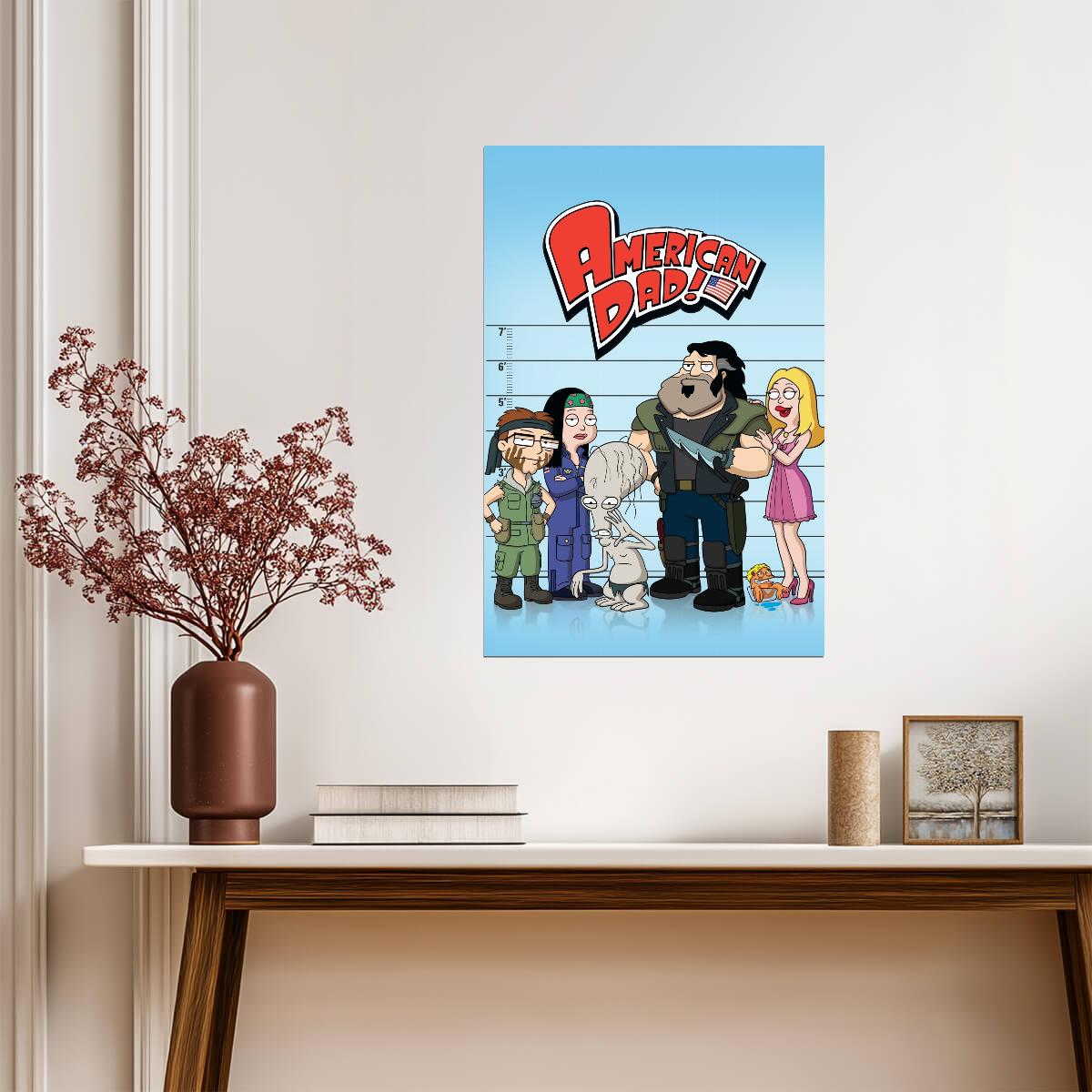 American Dad Poster | Smith Family Costume Lineup - Movies & TV Poster