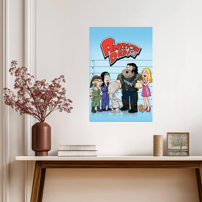 American Dad Poster | Smith Family Costume Lineup - Movies & TV Poster