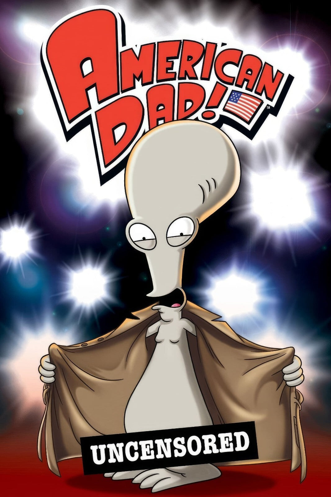American Dad Poster | Roger Uncensored Cartoon Print - Movies & TV Poster