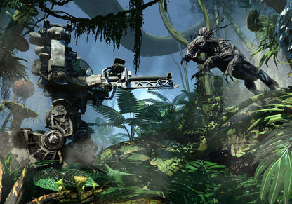Avatar 2009 Movie Poster | AMP Suit and Na'vi Forest Battle - Movies & TV Poster