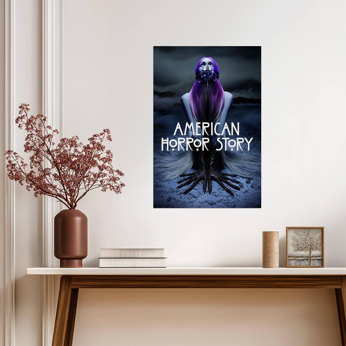 American Horror Story Apocalypse Poster | Masked Figure | Horror Series Print - Movies & TV Poster
