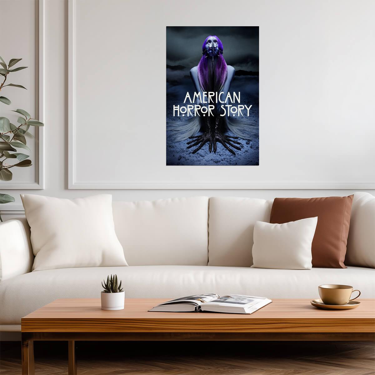 American Horror Story Apocalypse Poster | Masked Figure | Horror Series Print - Movies & TV Poster