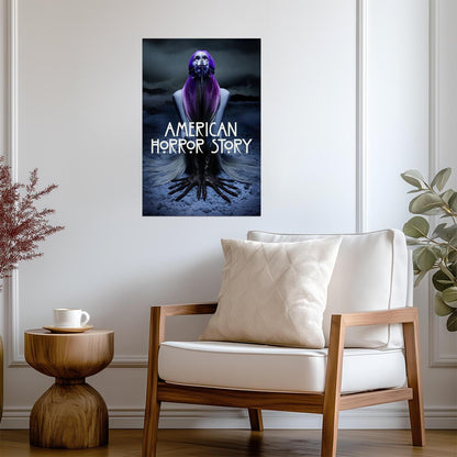 American Horror Story Apocalypse Poster | Masked Figure | Horror Series Print - Movies & TV Poster