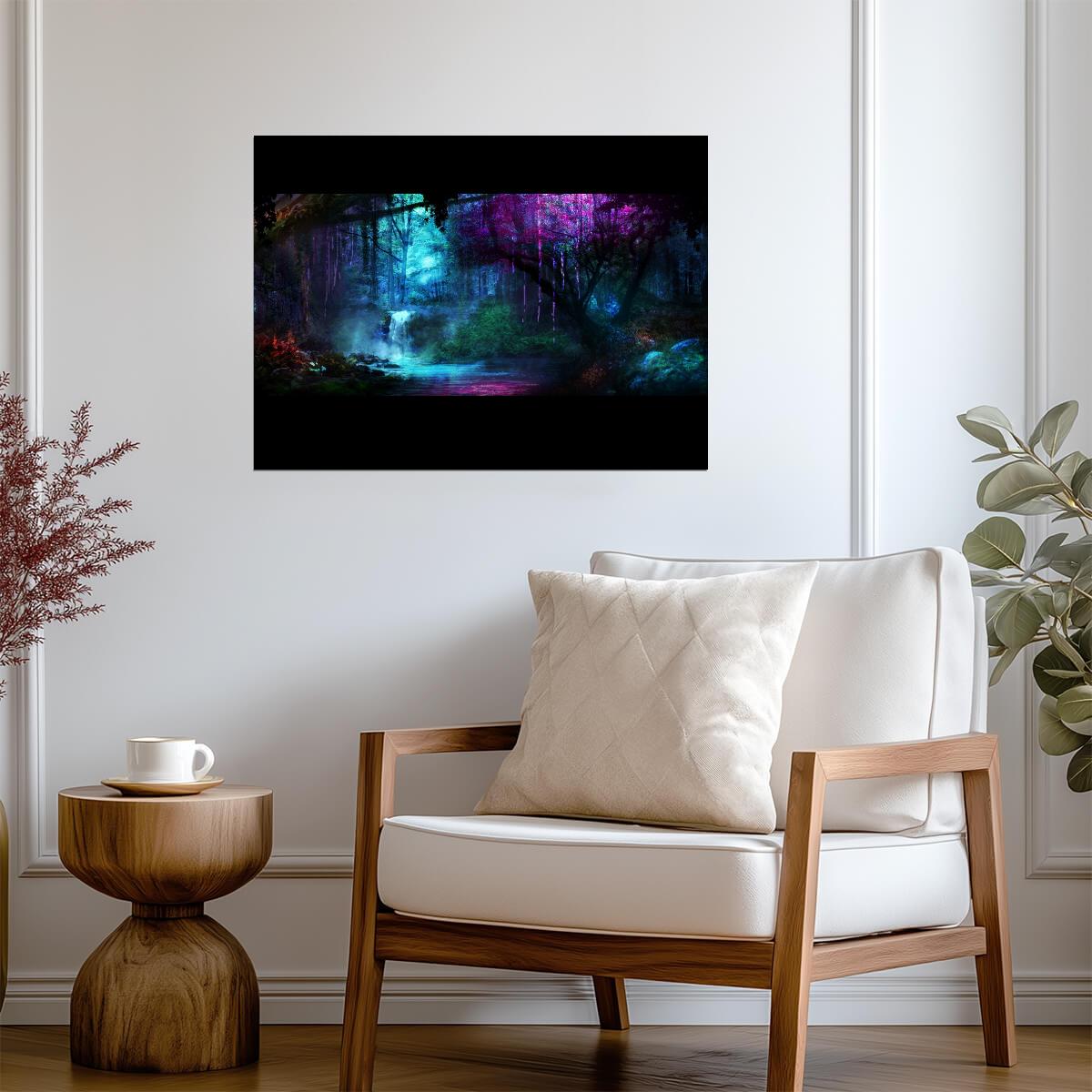 Avatar 2009 Movie Poster | Night Forest and Glowing River - Movies & TV Poster