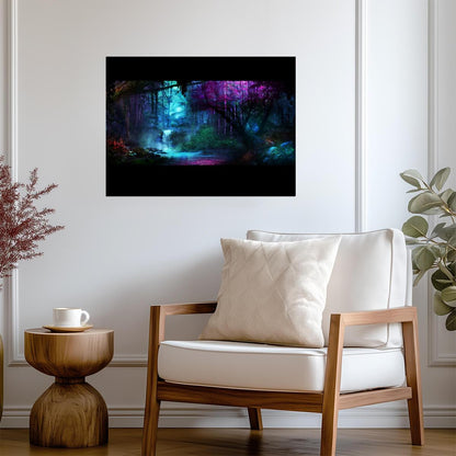 Avatar 2009 Movie Poster | Night Forest and Glowing River - Movies & TV Poster