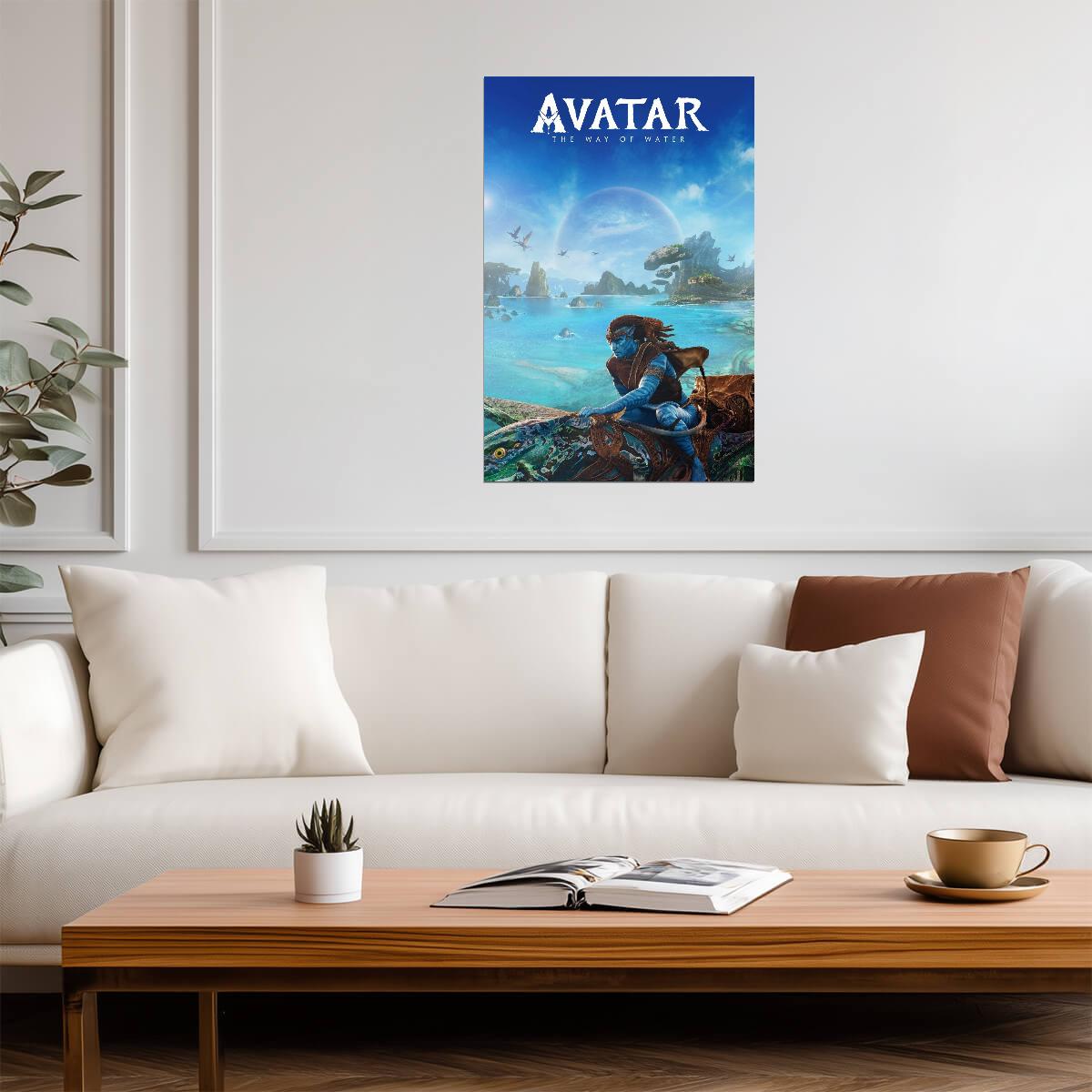 Avatar The Way of Water Movie Poster | Na'vi at the Reef - Movies & TV Poster