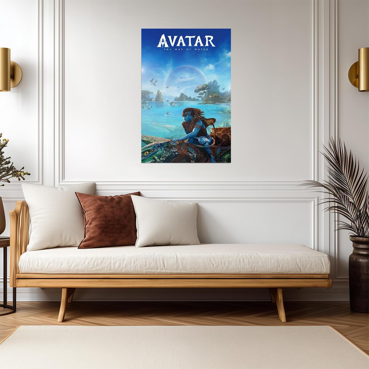 Avatar The Way of Water Movie Poster | Na'vi at the Reef - Movies & TV Poster