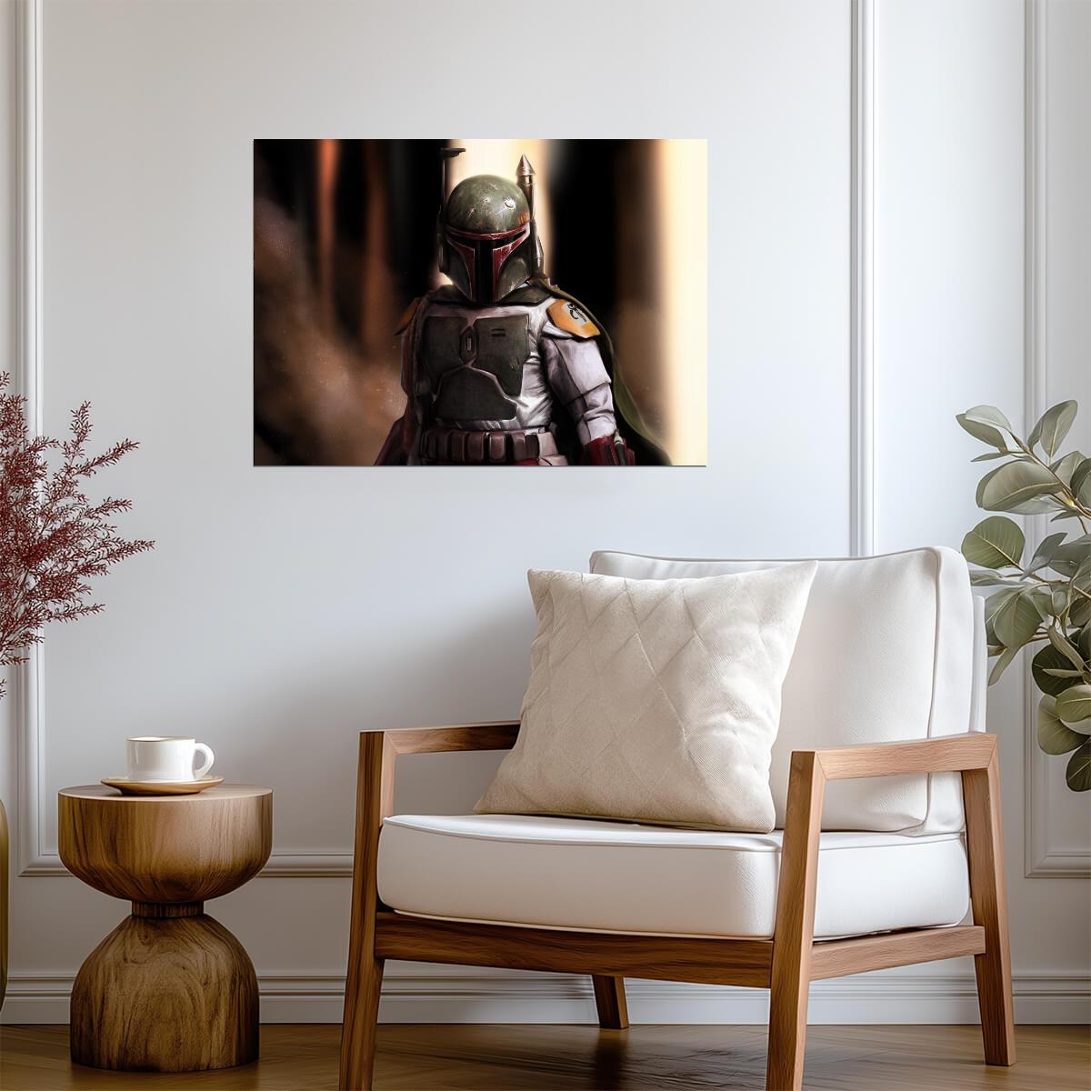 Boba Fett Star Wars Poster | Armor Portrait - Movies & TV Poster