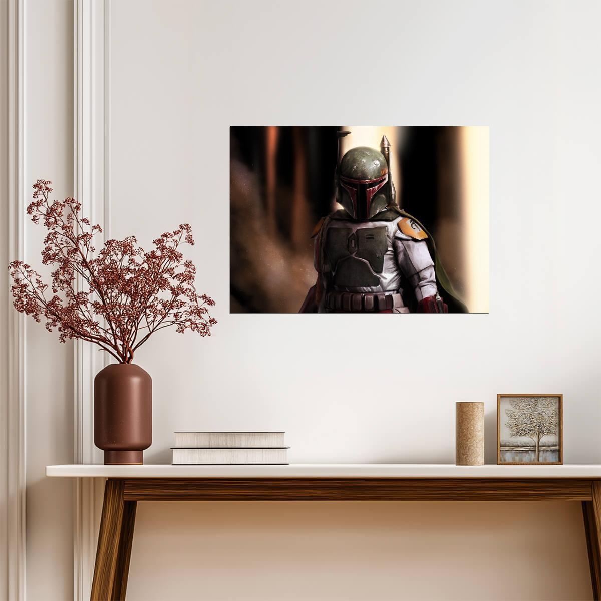 Boba Fett Star Wars Poster | Armor Portrait - Movies & TV Poster