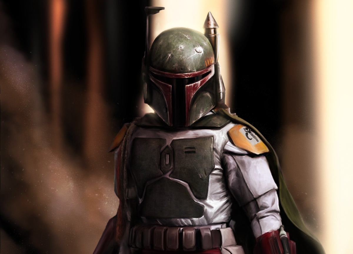Boba Fett Star Wars Poster | Armor Portrait - Movies & TV Poster