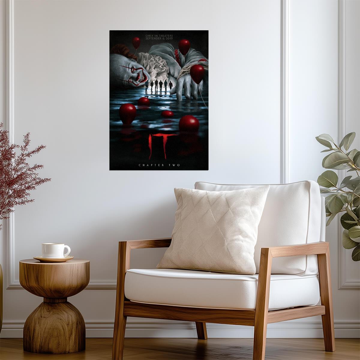 IT Chapter Two Movie Poster | Giant Pennywise Above the Losers Club - Movies & TV Poster