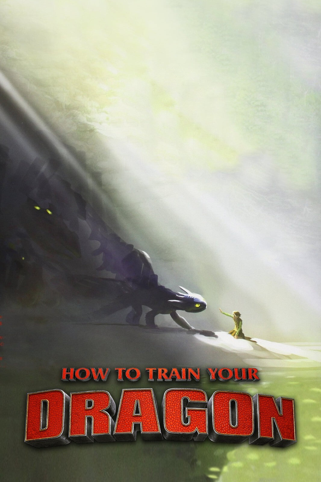 How to Train Your Dragon 2010 Movie Poster | First Touch in the Forest - Movies & TV Poster