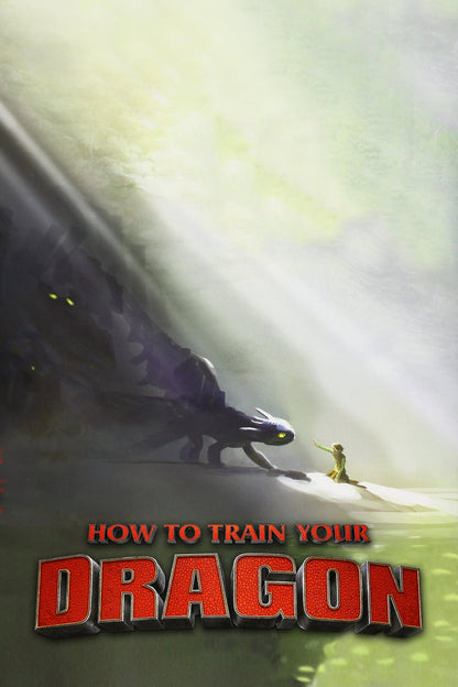 How to Train Your Dragon 2010 Movie Poster | First Touch in the Forest - Movies & TV Poster