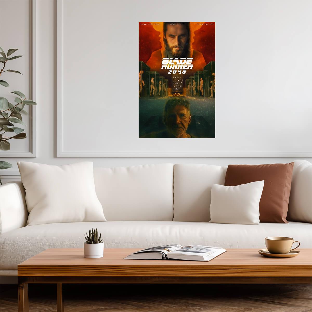 Blade Runner 2049 Movie Poster | Jared Leto and Replicant Montage - Movies & TV Poster